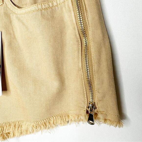 SANDRINE ROSE x Free People Beige Cut Off Shorts NWT in Size 27 - Picture 4 of 6